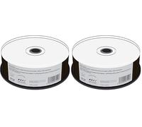 MediaRange MR512 Disco BLU-Ray Lectura/Escritura (BD) BD-R 25 GB 25 Pieza(s) - BD-RE vírgenes (BD-R, 25 GB, Blanco, 6X, Caja para Pastel, 25 Pieza(s)) (Paquete de 2)