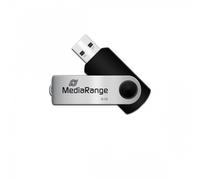 MediaRange - MR910 unidad flash USB 16 GB USB Type-A / Micro-USB 2.0 Negro, Plata
