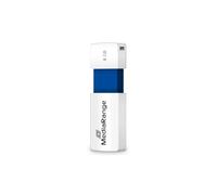 MediaRange MR971 Memoria USB 8 GB con Mecanismo de Deslizamiento, Azul | Con mecanismo deslizante, Plug & Play, para Windows, macOS y Linux