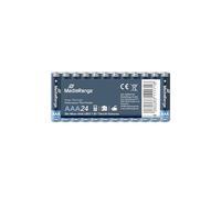 MediaRange MRBAT103 - Pilas de 1,5V LR03 Alkaline AAA, Negro