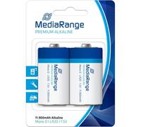 MediaRange MRBAT109 Pack de 2 Pilas Alcalinas D LR20 1.5V