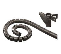 MediaRange MRCS301 - Protector de Cable (Mantenimiento de Cables, Negro, De plástico, 2,5 m, 2 cm)