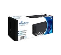 MediaRange MRCS307 Caja de Cable Mediano Negro 318x126x135mm