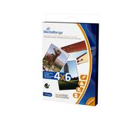 MediaRange - MRINK104 papel fotográfico Blanco De alto brillo