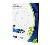 MediaRange MRINK130 - Etiqueta autoadhesiva (Blanco, 100 pieza(s), 50 hojas, Caja)
