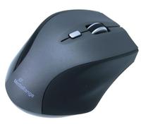 MediaRange Ratón MR OS203 inalámbrico óptico 1600 DPI USB/Bluetooth 5 botones negro/gris