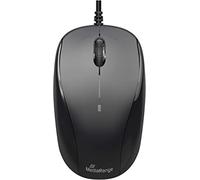 MediaRange Ratón con Cable de 3 Botones con Sensor óptico, Negro