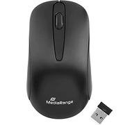 MediaRange Ratón óptico inalámbrico de 3 Teclas, Color Negro