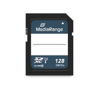 MediaRange Tarjeta de Memoria SDXC de 128 GB, Velocidad Clase 10, Velocidad de Lectura de hasta 80 MB/s, Almacenamiento de Datos Externo para Dispositivos móviles como cámaras Digitales o teléfonos