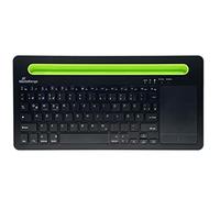 MR OS131 - Teclado, Bluetooth, Touchpad, negro/verde