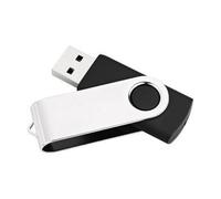 MediaRange Unidad flash USB de 16 GB, USB Type-A 2.0, negro, plateado, MR910NTRL