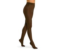 SOLIDEA Medias Mujer Venus 70 Compresión Graduada 12/15 mmHg Medias Compresión Graduada Mujer, Medias 70 Denier (Moka, 46)