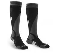 Medias Bridgedale Ski Lightweight Talla de calcetines: 44-47 / Color: negro/gris