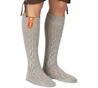 Medias cortas, calcetines trenzados, 44 cm, jaspeado marrón jaspeado 44/46