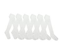 Medias de algodón liso para niñas Style It Up - Cálidas y suaves, ropa inteligente y casual - Rango de edad de 2 a 13 años - desde la guardería hasta la escuela - Disponibles en opciones de 3 packs y