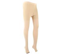 Medias de compresión Monta de medias pantimedias abiertas, material de poliuretano, color de la piel, para mejorar y alivio del dolor (First-class pantyhose open toe (skin color) S)