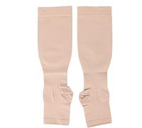 Medias de Compresión Transpirables con Puntera Abierta, Calcetines de Apoyo Absorbentes del Sudor para Senderismo, Correr Y Deportes, Calcetín de Vuelo de Nailon para Reducir el Dolor de Edema Y(M)