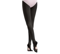 Medias de danza para niñas, elásticas, para niños, suaves, transpirables, para ejercicios de rendimiento, ideales para ballet, jazz, gimnasia, Negro , 6-8 años
