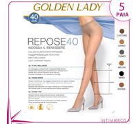 Medias de Descanso Golden lady Repose 40 Guarida 5 Pares