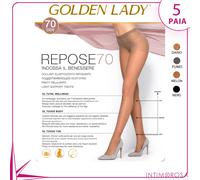 Medias de Descanso Golden lady Repose 70 Guarida 5 Pares