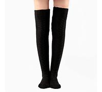 Medias de encaje hasta la rodilla, Calcetines hasta la rodilla for mujer Multicolor(Jw186black)