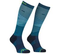 Ortovox - Calcetines de esquí - All Mountain Long Socks M Petrol Blue de Lana - Talla 42-44 - Azul Azul 42-44