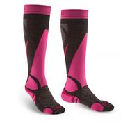 Medias de mujer Bridgedale Ski Lightweight Women's Talla de calcetines: 38-40 / Color: gris/rosa