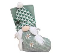 Medias de Navidad - Calcetines de Punto Verdes - Decoraciones Festivas Ferre Ferre Puerta del árbol - Reverberaciones de Espalda Regalos para Invitados Snack Dishers para el hogar Mesa de