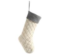 Medias de Navidad de punto - 45 cm de fondo de punto para decoración navideña | Decoración de fiesta bordada para estantería chimenea de apartamento favoritos, fiesta familiar, dormitorio, sala de