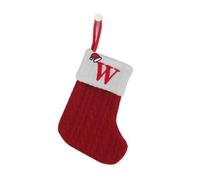 Medias de Navidad personalizadas con 26 letras bordadas, lindas medias de Navidad, decoración perfecta para tu chimenea, vestido de evento para mujer, talla grande (W, talla única)