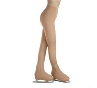 Medias de patinaje artístico, para gimnasia, suaves, elásticas en 4 direcciones, opacas, para práctica, tallas S-XL, mallas de patinaje sobre hielo, medias de baile (S)