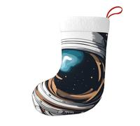 Medias decorativas de Navidad con estampado de astronauta de HJFCZH Air para fiestas de Navidad