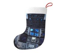 Medias decorativas de Navidad con texto en inglés "HJFCZH Cabin of the Future" para fiestas de Navidad