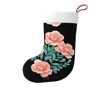 Medias decorativas de Navidad WHJSHOP con patrón abstracto de rosas del desierto para fiestas de Navidad