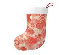 Medias decorativas de Navidad WHJSHOP Repetition of Circles Pattern para fiestas de Navidad