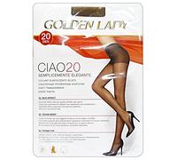 Medias Golden Lady 20 Den, elásticas, veladas, talla 4 - L