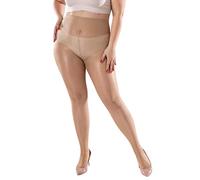 Medias Lipedema,Pantys Verano Mujer sin Puntera Ligeras Estiramiento de Cintura Alta Transparente Seda y Costura Plana Medias de Descanso