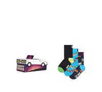 Medias Niño Unisex HAPPYSOCKS Niños Coche Regalo Set 3 Pares Luz Azul 426897