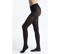 Medias opacas aterciopeladas 50 deniers Mujer Talla 1/2. Color Negro