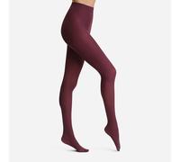 Medias opacas aterciopeladas 50 deniers Mujer Talla 1/2. Color Violeta