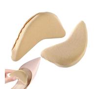 Medias plantillas, cojines de apoyo plantar, medias plantillas de silicona en el antepié, inserciones en el antepié, perfectas para ajustar talones, botas y zapatos planos durante un uso prolongado