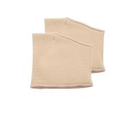 Medias plantillas de gel de silicona para hombres y mujeres, almohadillas metatarsianas de panal para un alivio transpirable de la absorción (caqui, 1 par, L)