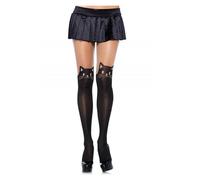 Leg Avenue- Kitty Kat Guerrero Mujer, Estampado Animal, Color Negro y Desnudo, Talla Única (EUR 36-40) (D-7908 Black)