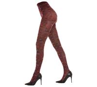 Medias Suaves Clásicas Con Patrón Floral FLEURS 80DEN