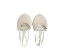 Medias Suelas de Ballet Zapatillas Zapatillas de Gimnasia rítmica Media Suela con Punta giratoria y lírica Actuación(Skin Shorter One,34-35)