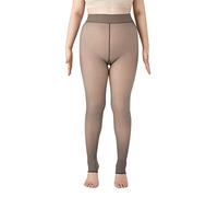 Medias térmicas para mujer, de invierno, con forro cálido | Medias, Tallas Grandes Leggings Térmicos De Talle Alto Pantalones Interiores Elásticos Pantalones Térmicos Para Mujeres