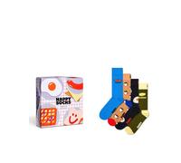 Medias Unisex HAPPY SOCKS Desayuno Regalo Set Medias 4 Pares Azul 41_ 46 380332