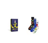 Medias Unisex HAPPY SOCKS Elton John Regalo Set Medias 3 Pares Black 413518