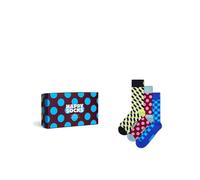 Medias Unisex HAPPY SOCKS Multicolor Regalo Set 3 Pares Marino 36_ 40 380327