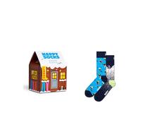 Medias Unisex HAPPY SOCKS Skiing Chalet Regalo Set 2 Pares Marrón 36_ 40 380322